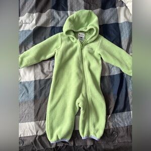 Columbia Lime Green Kids Footie